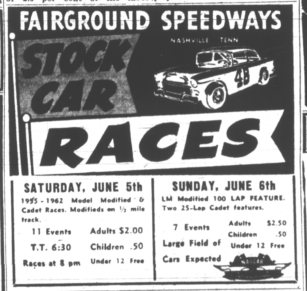 1965 Nashville Fairgrounds ad