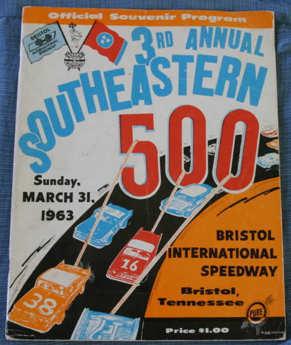 1963 Southeastern 500 program