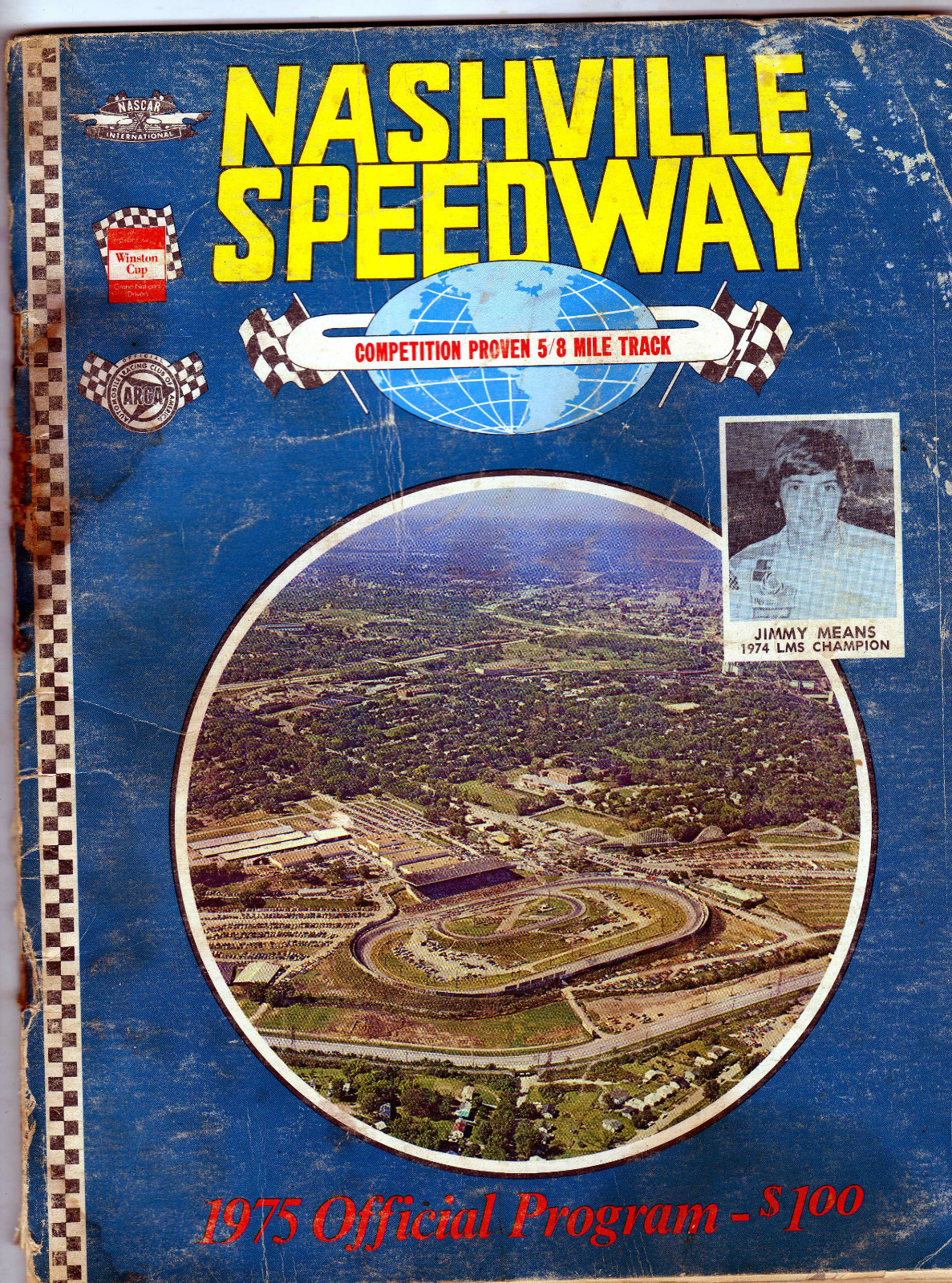 1975 Nashville Speedway program