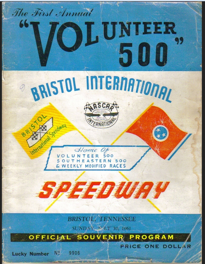 1961 Bristol Volunteer 500 program