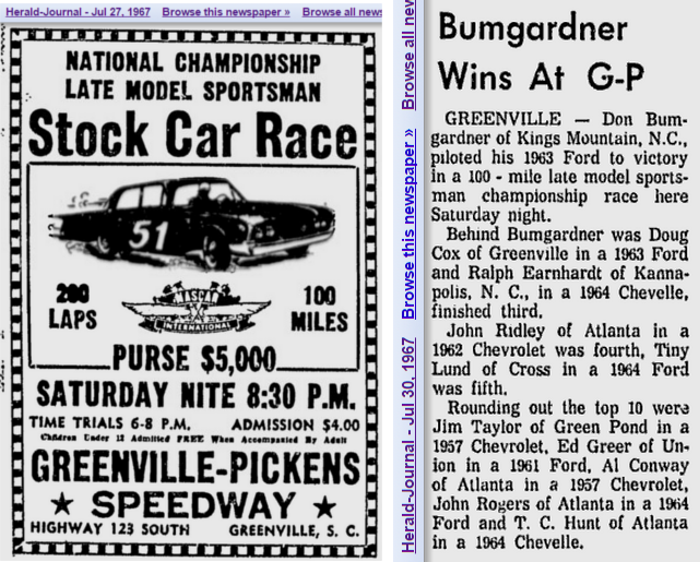 Don Bumgarder – Greenville Pickens
