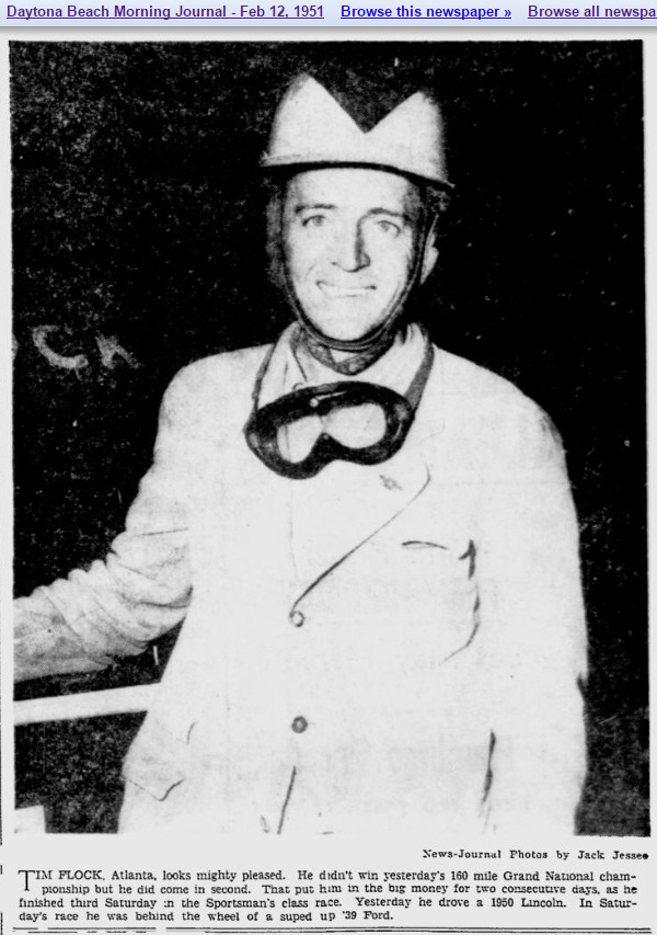 1951 Daytona Tim Flock