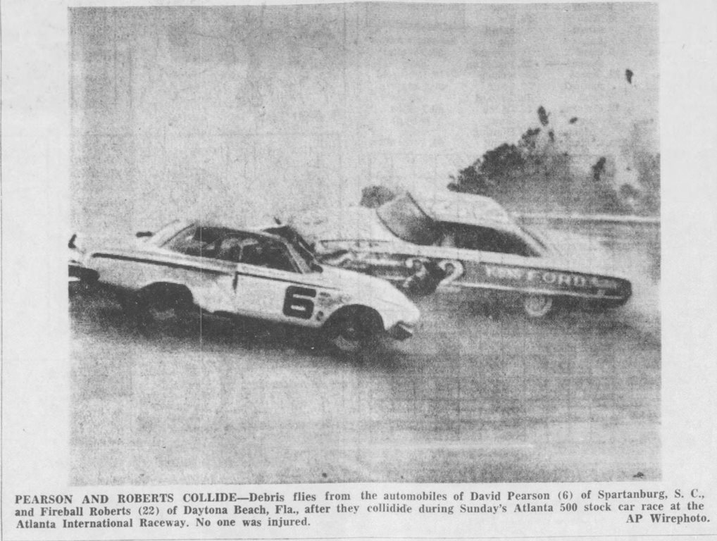 1964 Atlanta 500 – Fireball Roberts and David Pearson