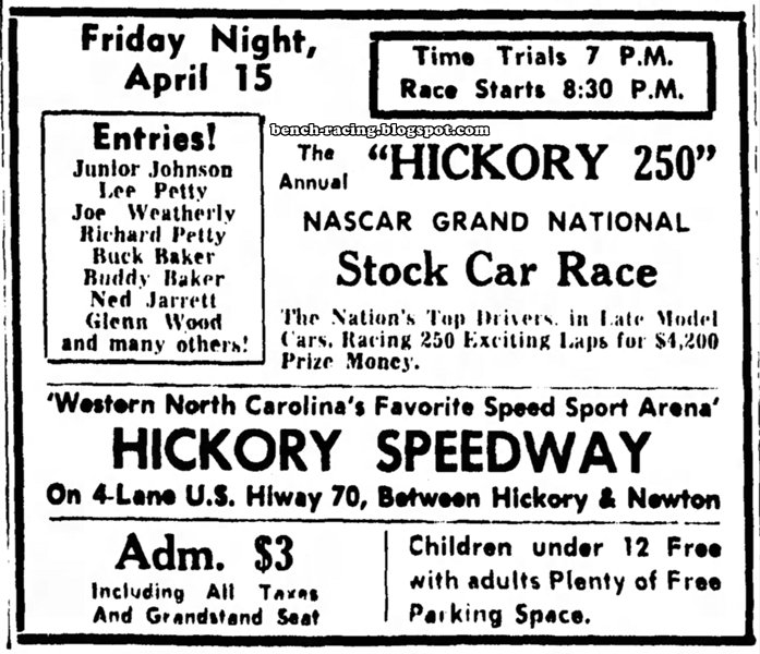 1960 Hickory 250