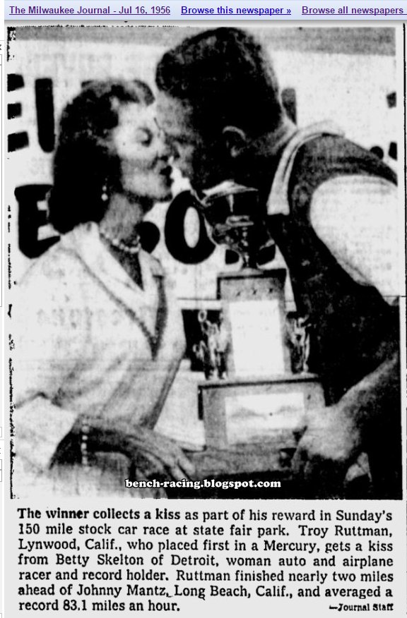 July 15, 1956 Milwaukee Mile