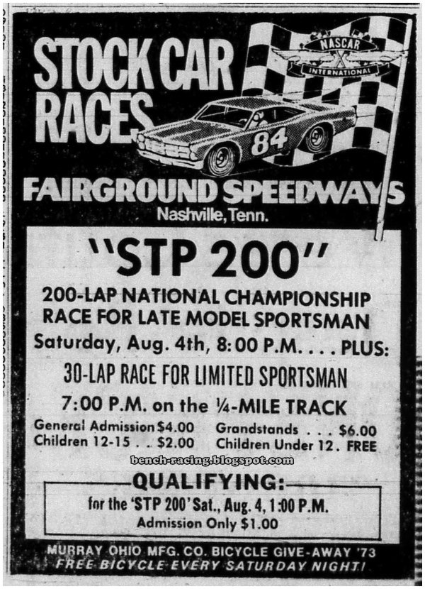 August 4, 1973 STP 200