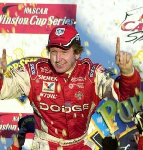 BILL ELLIOTT WINNING AT THE ROCK