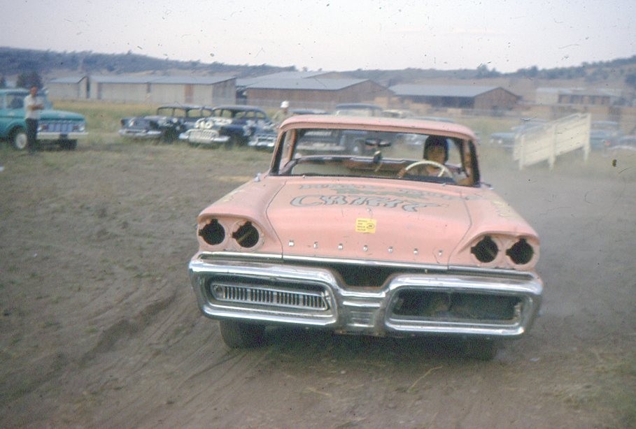 1970- 35MM SLIDE -DIRT TRACK PERIMITER DUNSMUIR,CA
