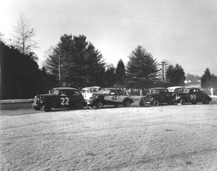 Glen Wood-22-Perk brown-45-Wendell Scott-34-Melvin Creasey-44