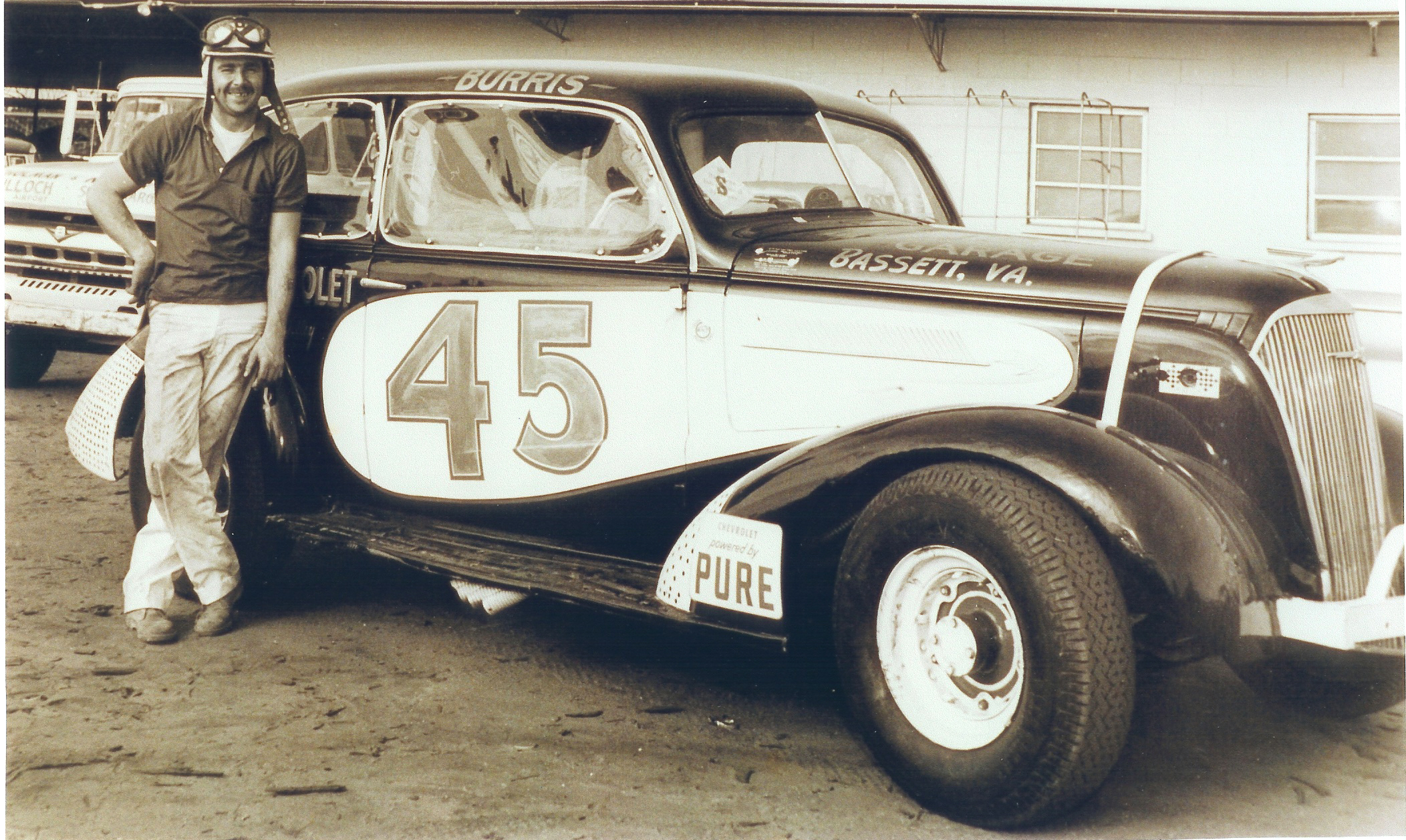 #45 Carl Burris Daytona 37 chevy