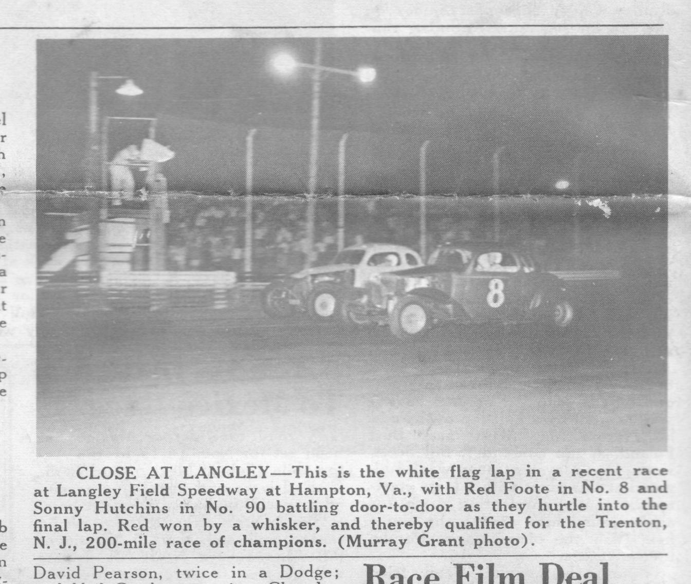Red Foote # 8 Langley Speedway
