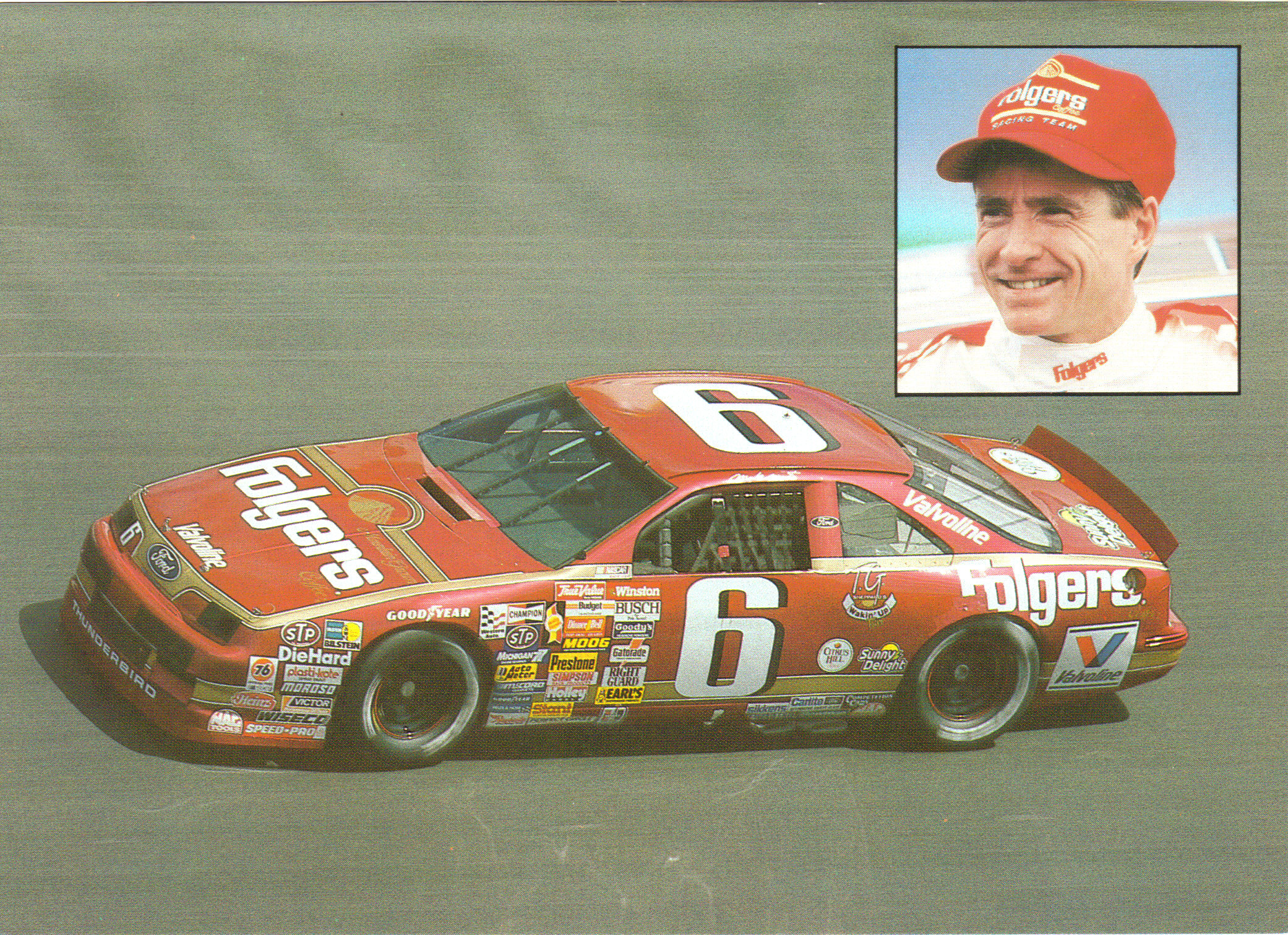 1991 #6 Mark Martin Folgers Thunderbird