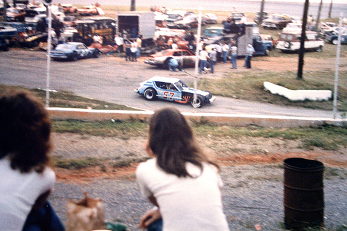 Johnny Bryant leaving pit road at Franklin County. Some pretty good Late Model Sportsman…