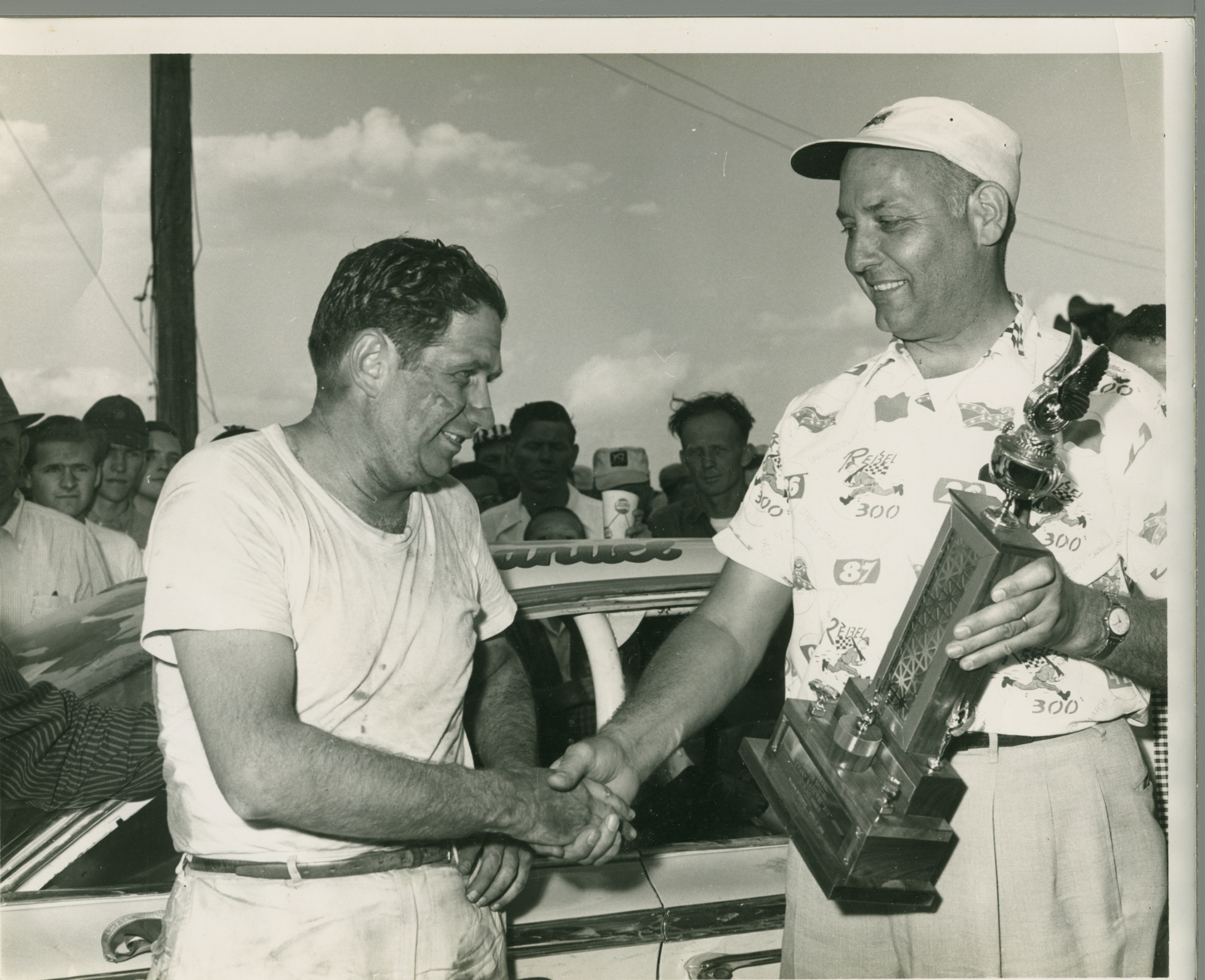 Zervakis winning a Nascar GN race