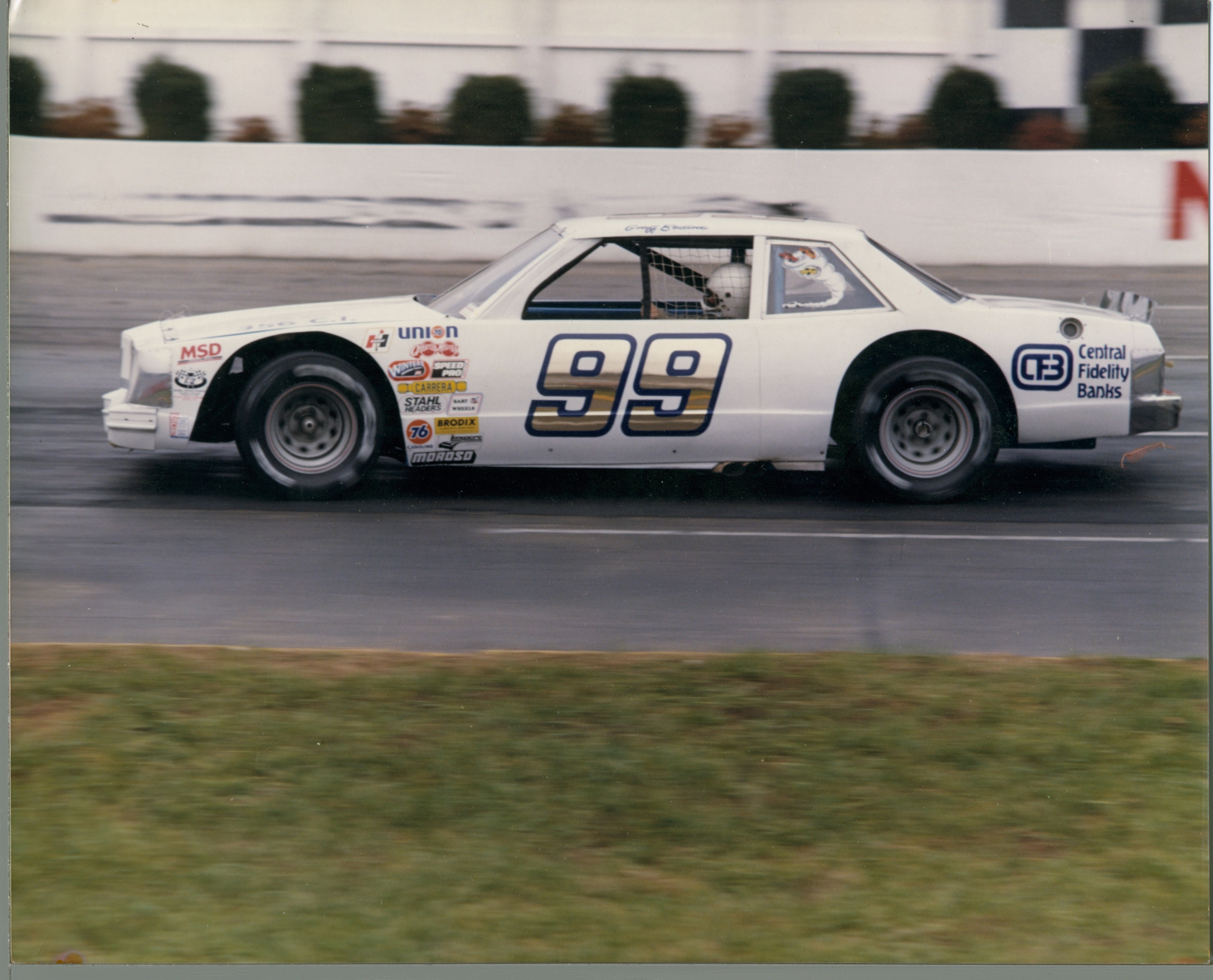 Zervakis White Tornado with Bodine driving at Martinsville