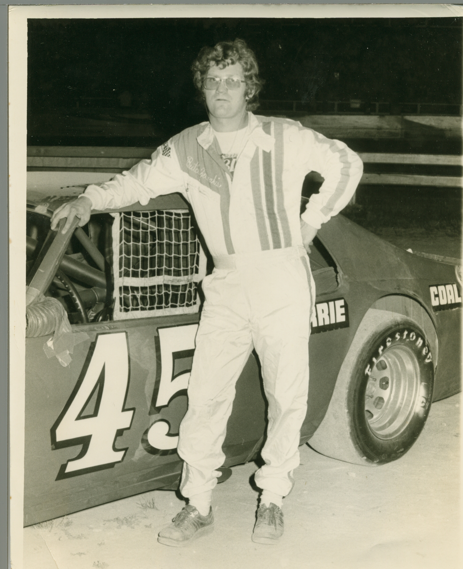 Butch Zervakis driving the Carrie Coal LMS