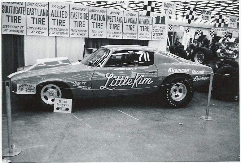 Huston Martin pro stock on display 1973 Detroit auto-rama