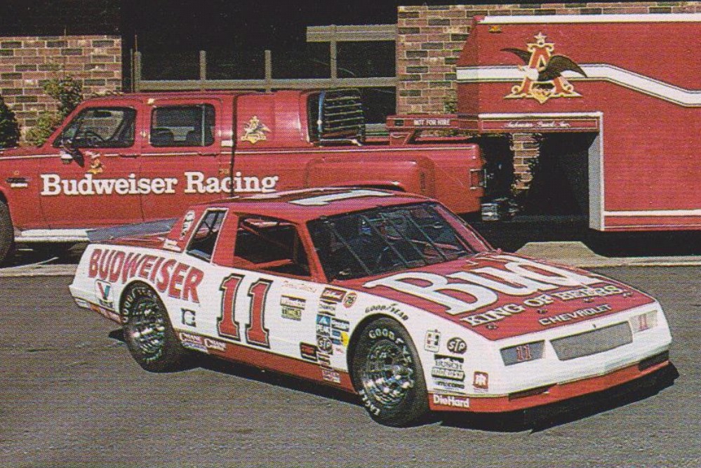 ANHEUSER-BUSCH SHOW CAR TEAM POST CARD (FRONT PHOTO #1A DW ENLARGED)