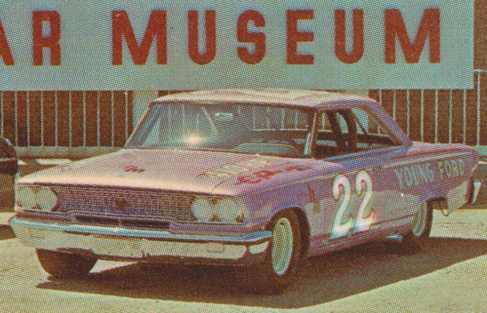 0003 #22 FIREBALL ROBERTS,OWNER HM, SPONSOR YOUNG 1963 FORD