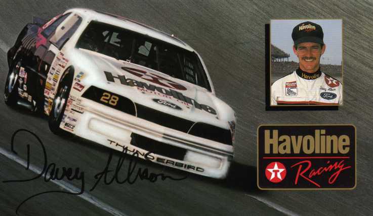 Davey Allison/Ranier-Lundy 1987 Ford Thunderbird