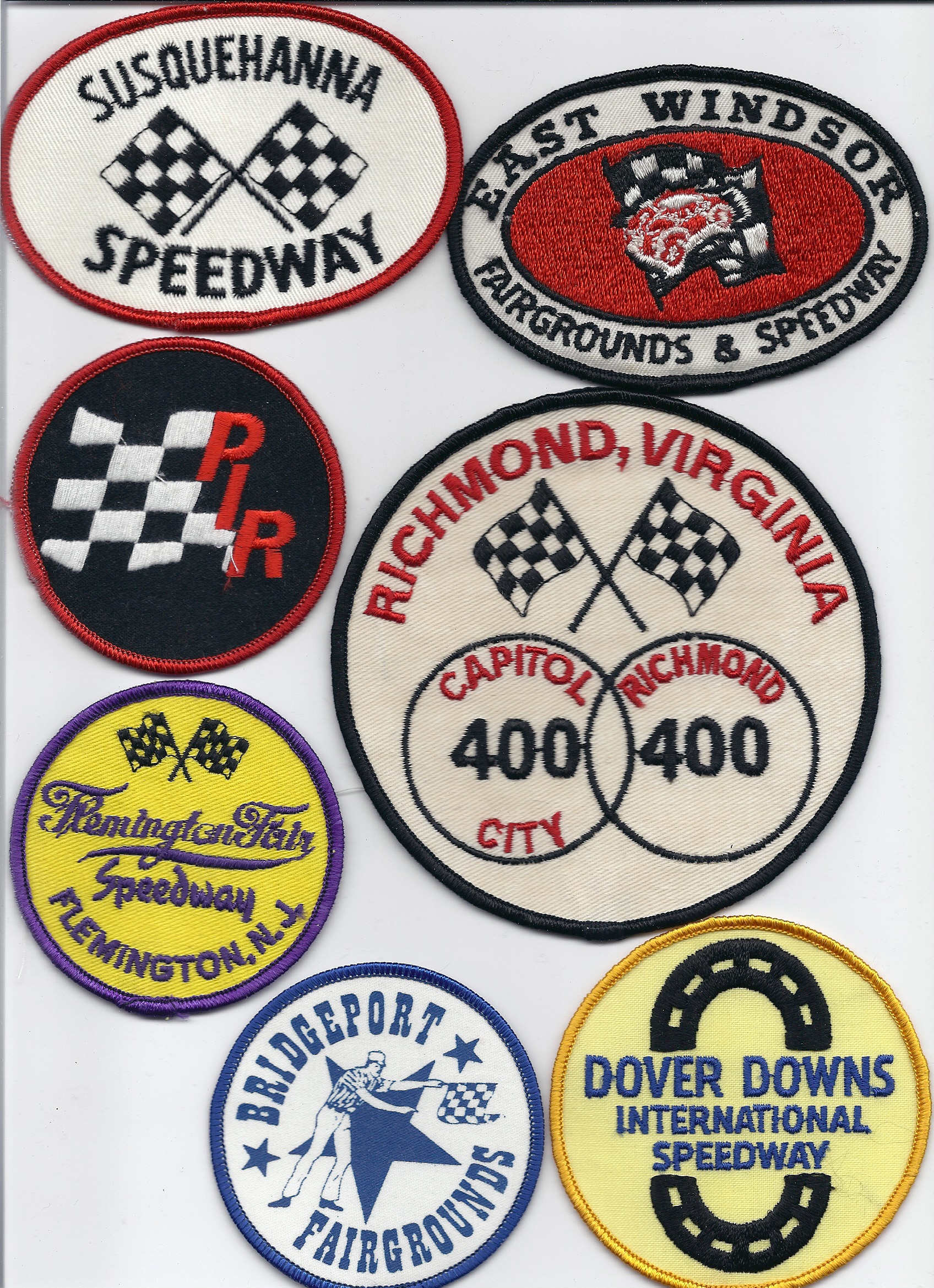 Various race track patches & events.