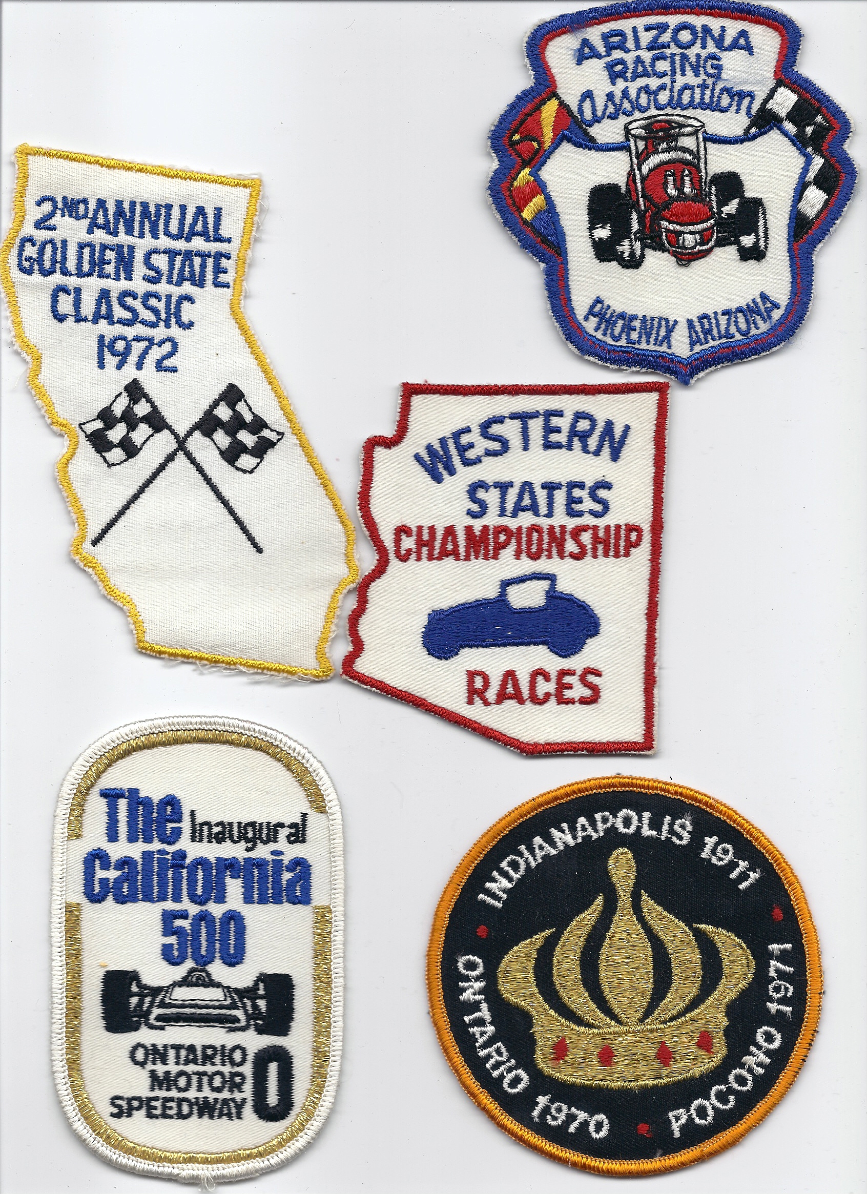 Various race track events & organizations