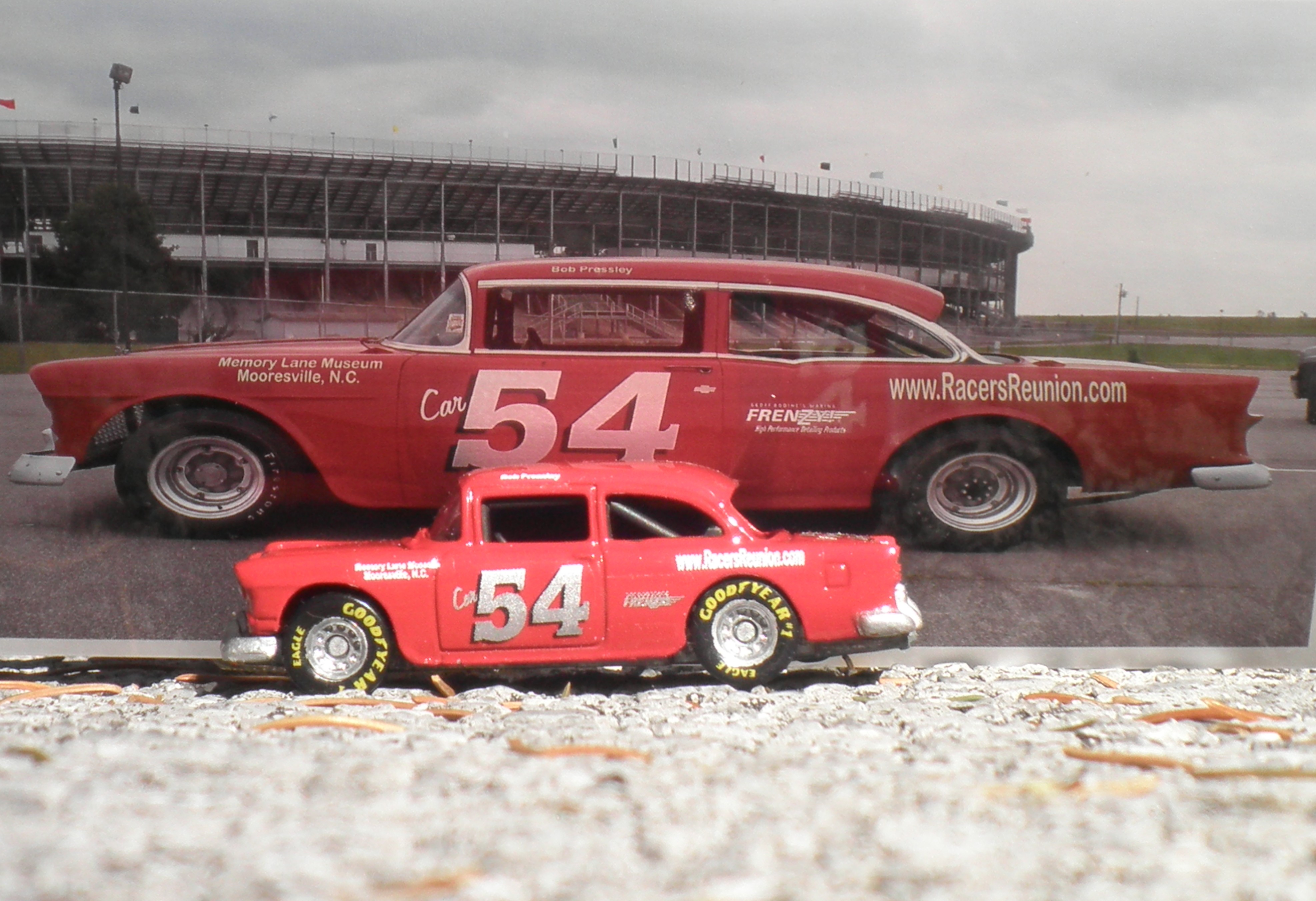 Jimmie Johnsons car 54 & my 1/64 scale car 54