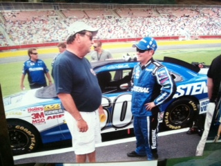 Ricky Stenhouse Jr. and Mike at Darlington