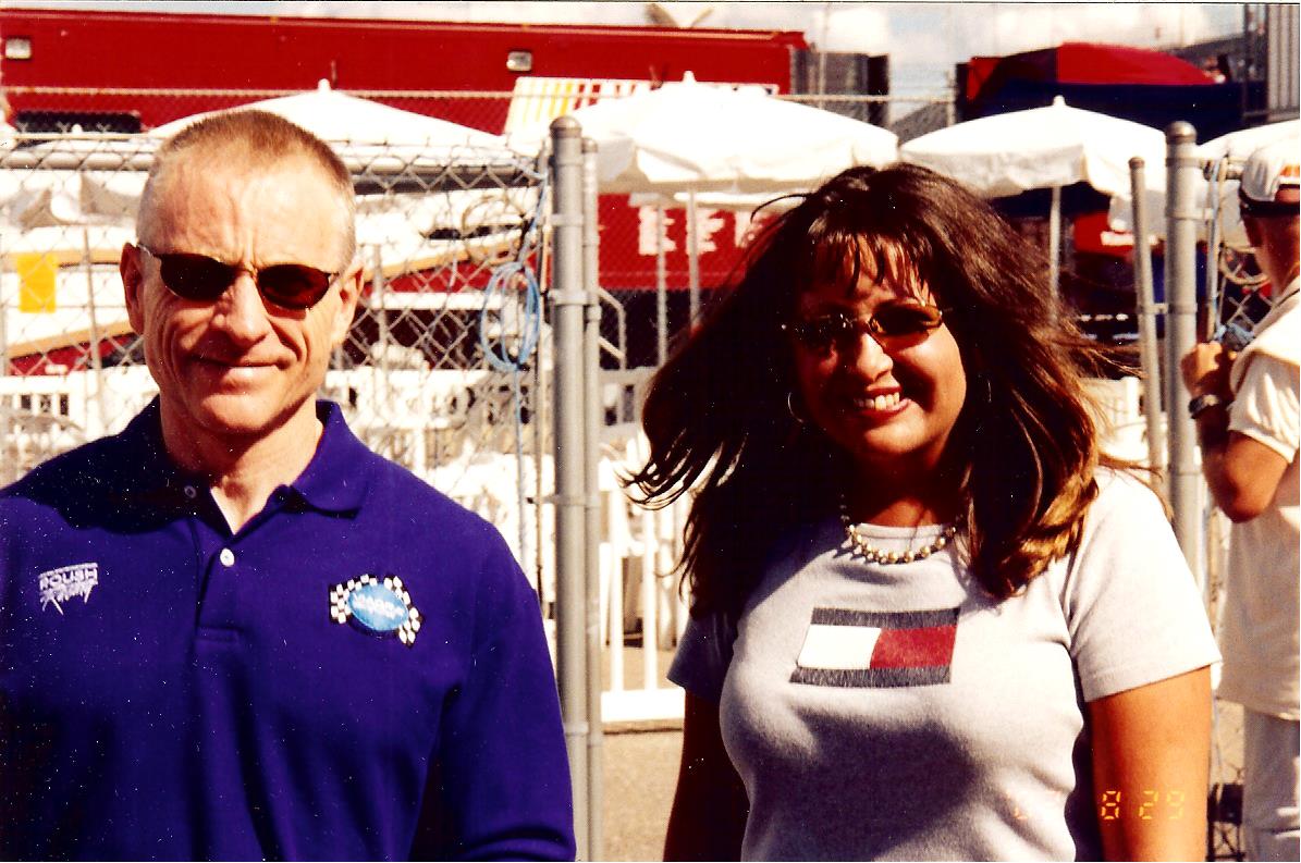 Mark Martin and Stacie