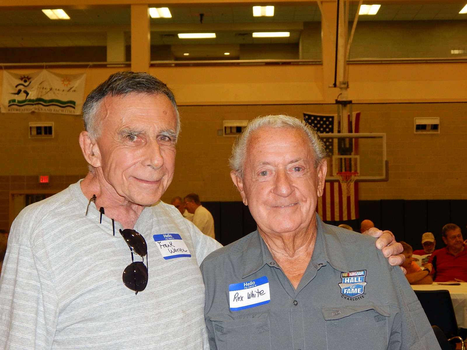 Frank Warren and Rex White