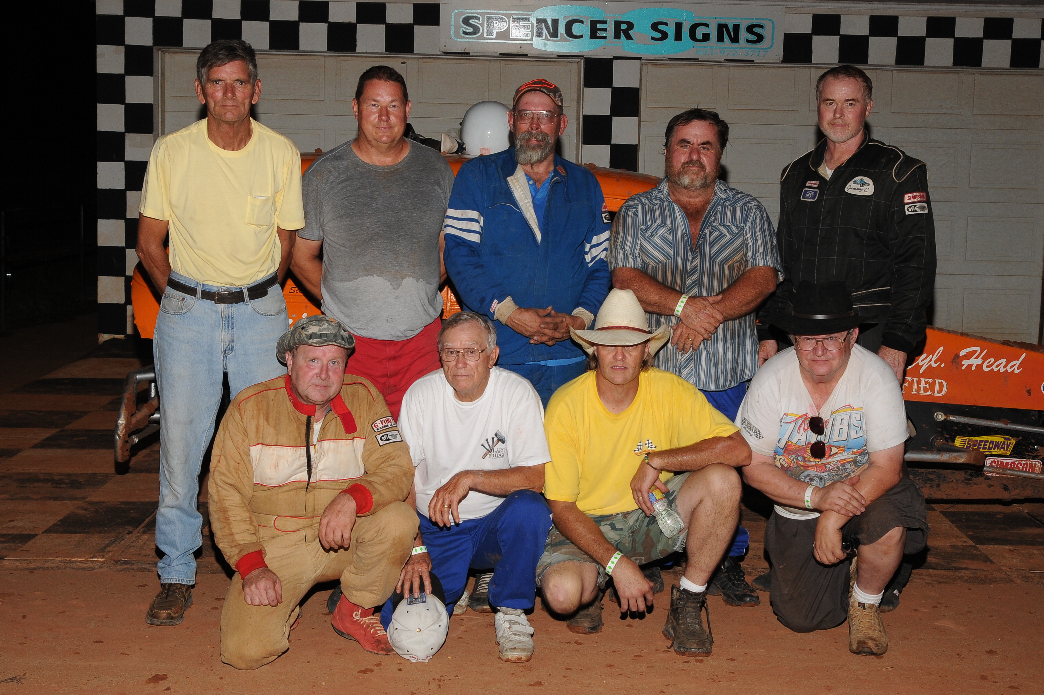 VInatge Guys in Victory Lane