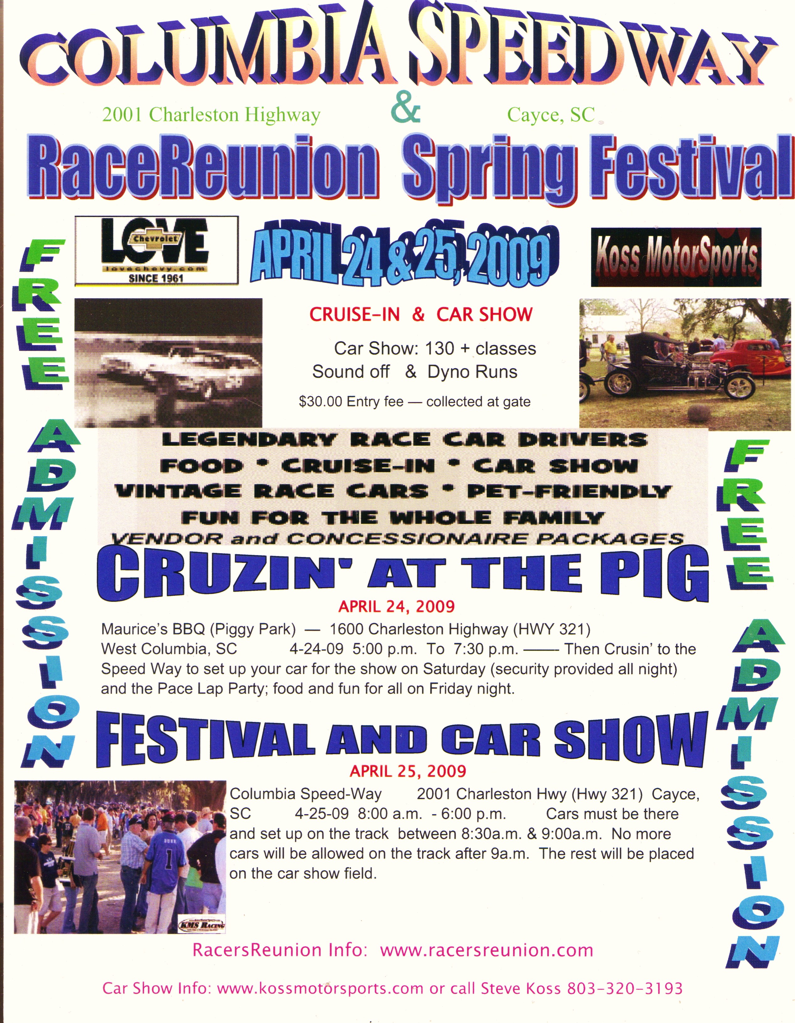 Columbia Speedway Show