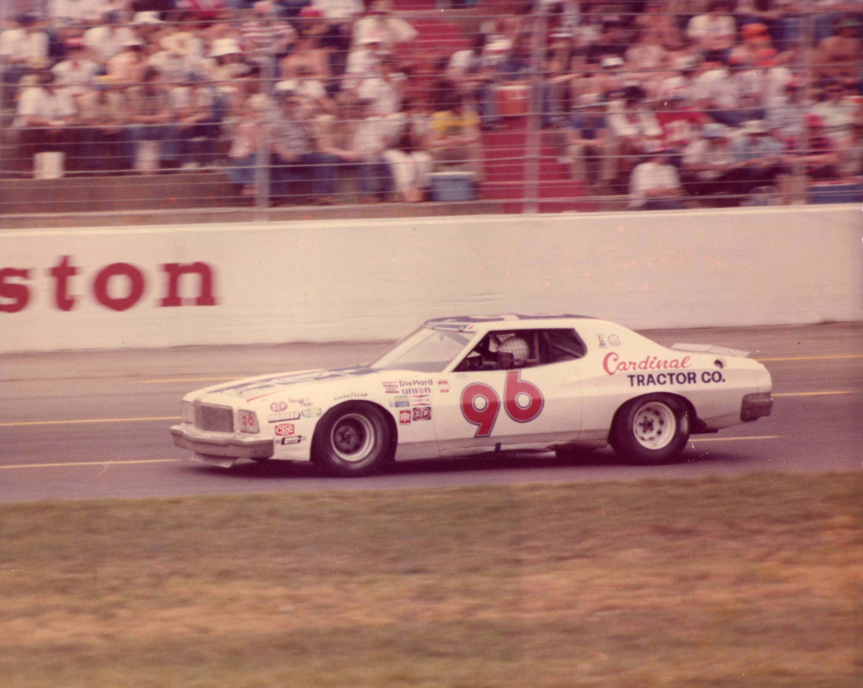 Earnhardt racing at Charlotte
