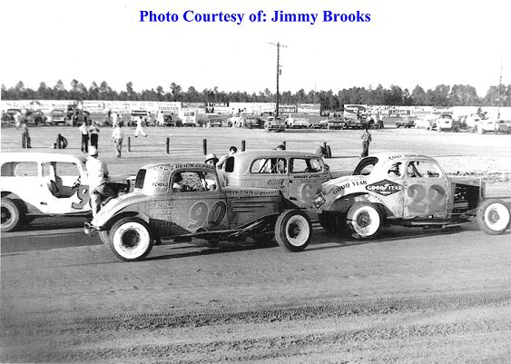 Eddie MacDonald in the #90- Harvey Jones #6- #22 Sam McQuagg?-#9? 1962 Valdosta I-75…