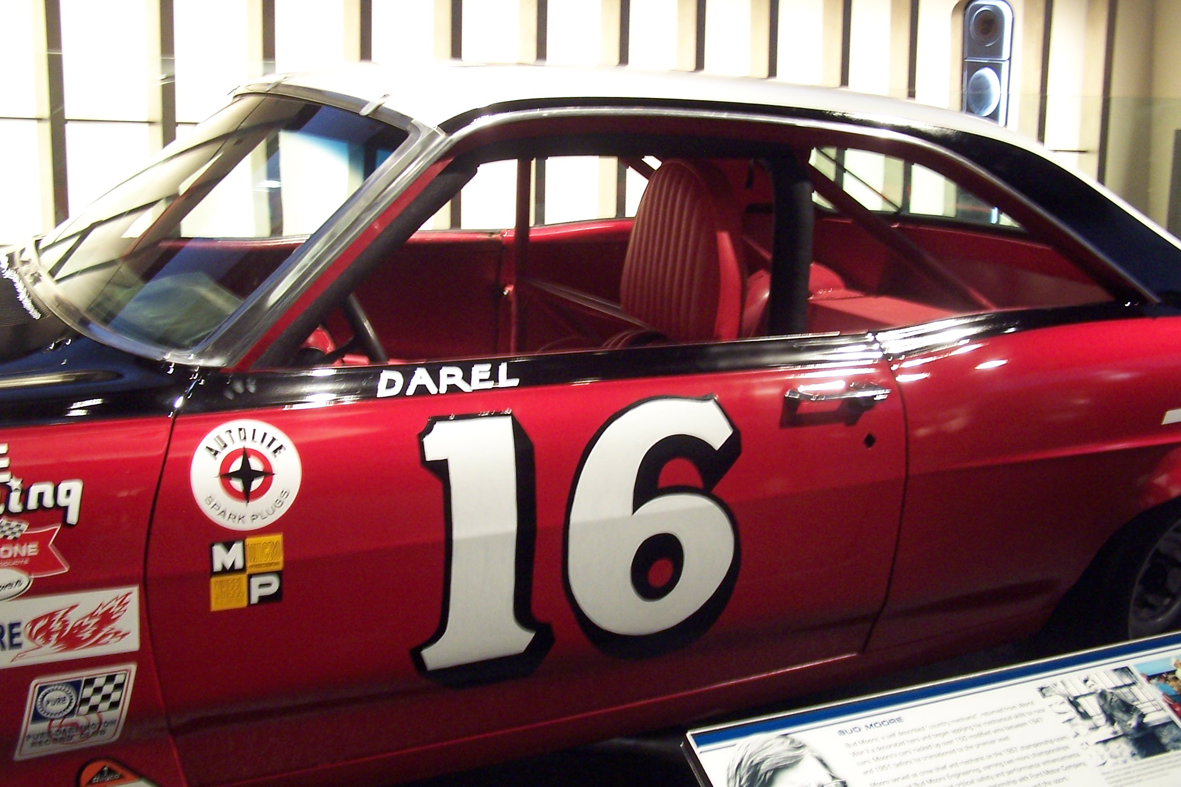 Bud Moore Comet HOF display 5-24-11