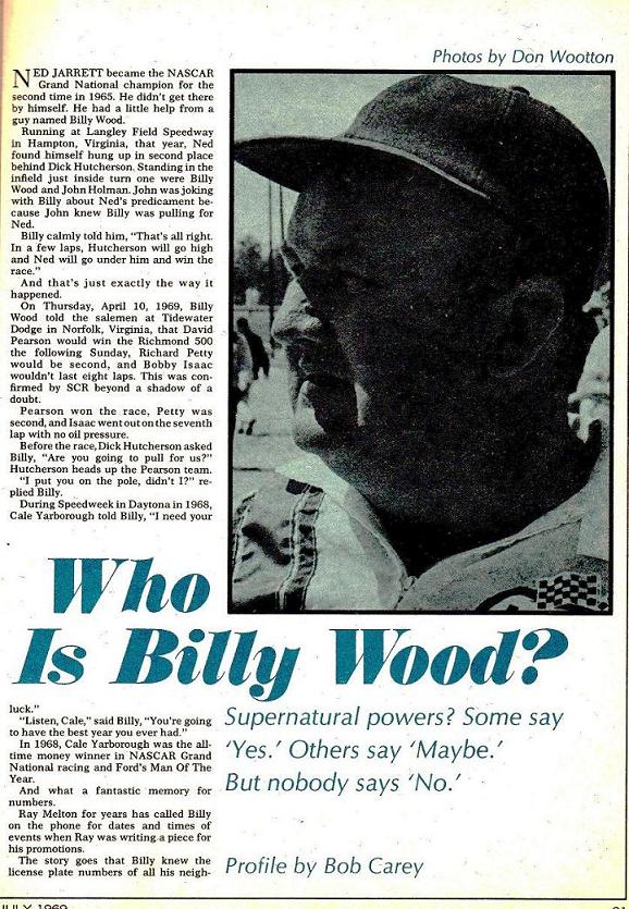 BILLY WOOD