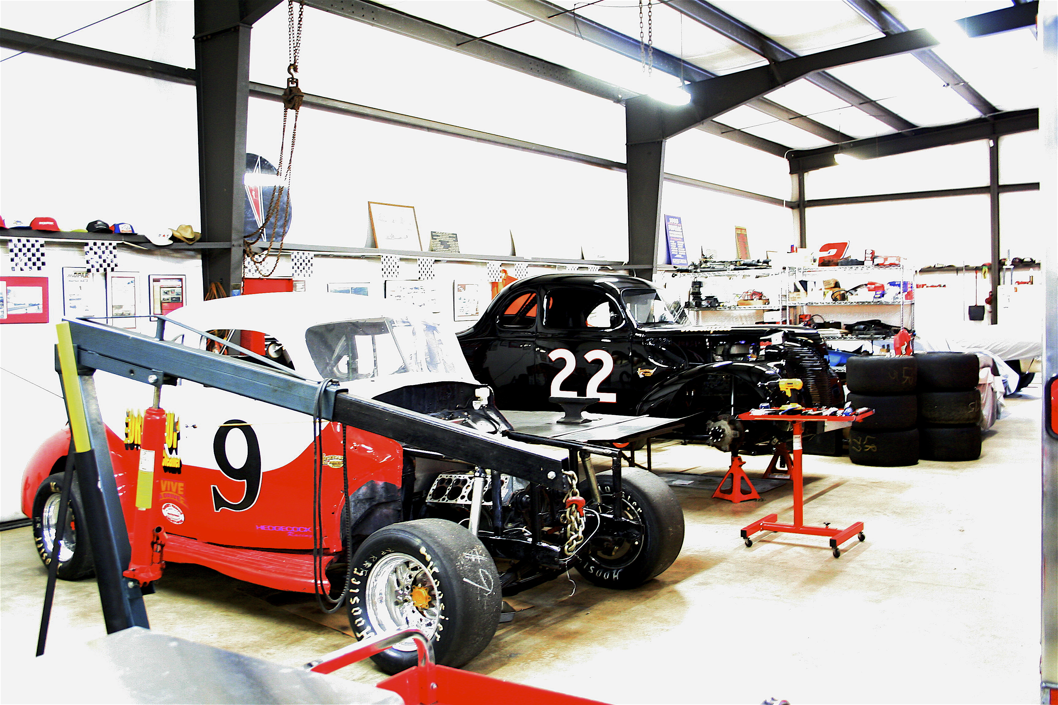 garage shot at Bill Blairs place.