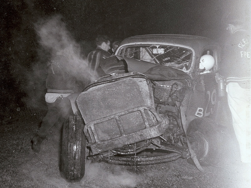 Dick May unconscious 1963 Crash