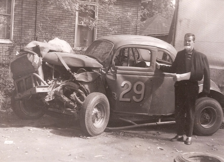 Dick May 1963 major crash!