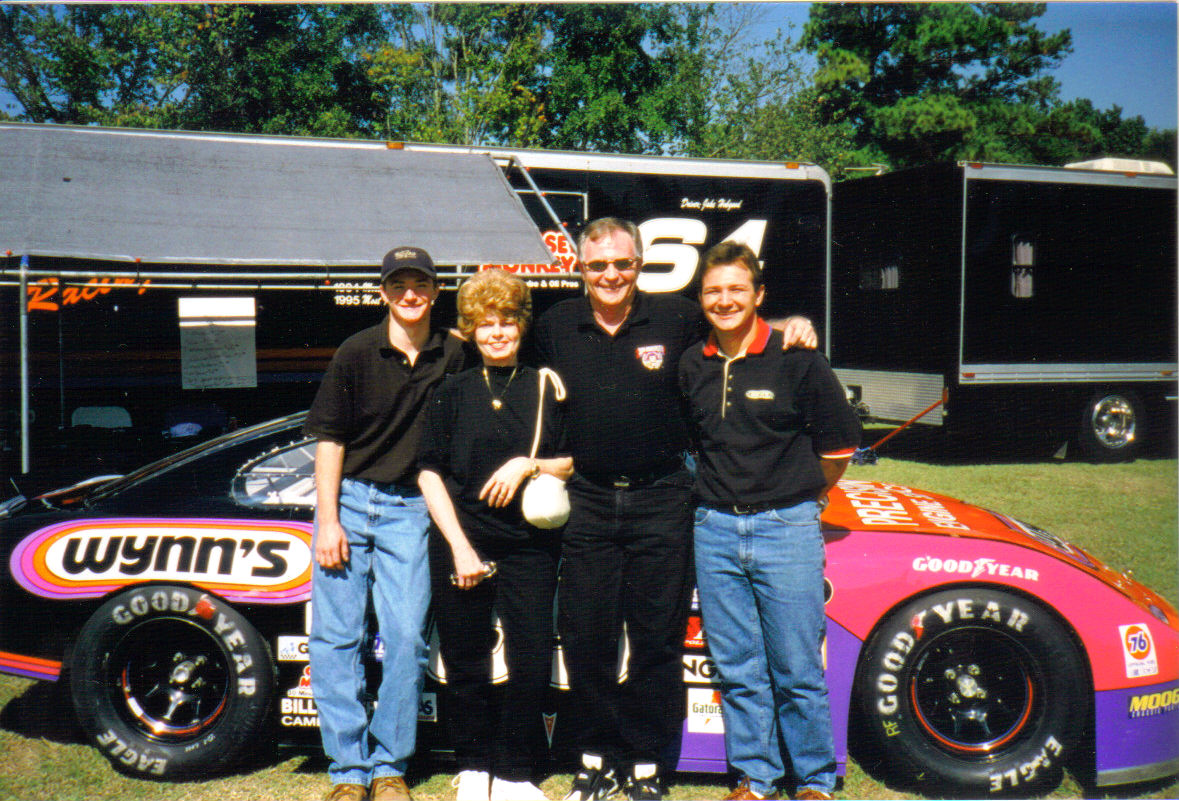 Ann and Tim Leeming with Justin Hobgood (left) and Jacob Hobgood (Right)