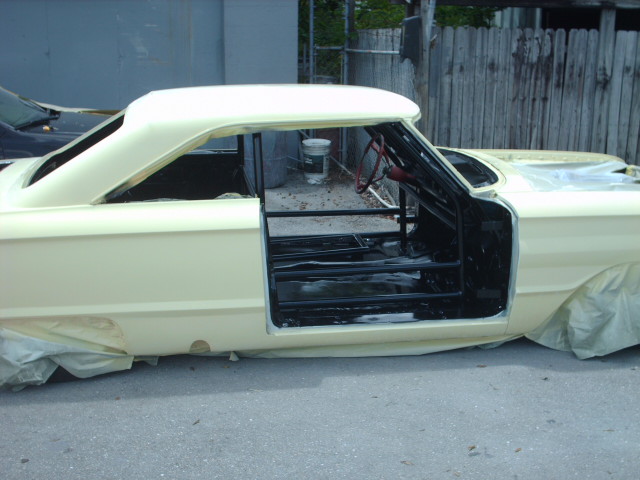64 Darlington car at paint shop 9-1-09 004