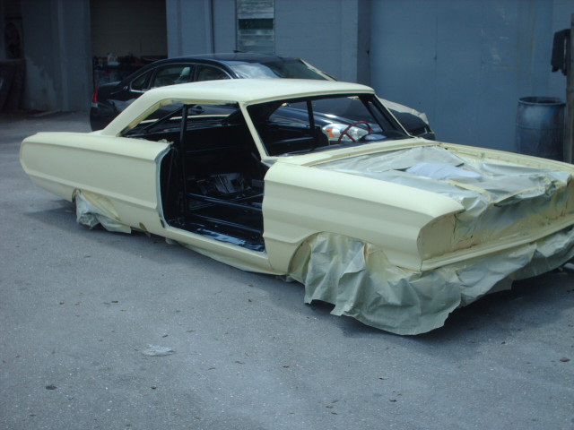 64 Darlington car at paint shop 9-1-09 005