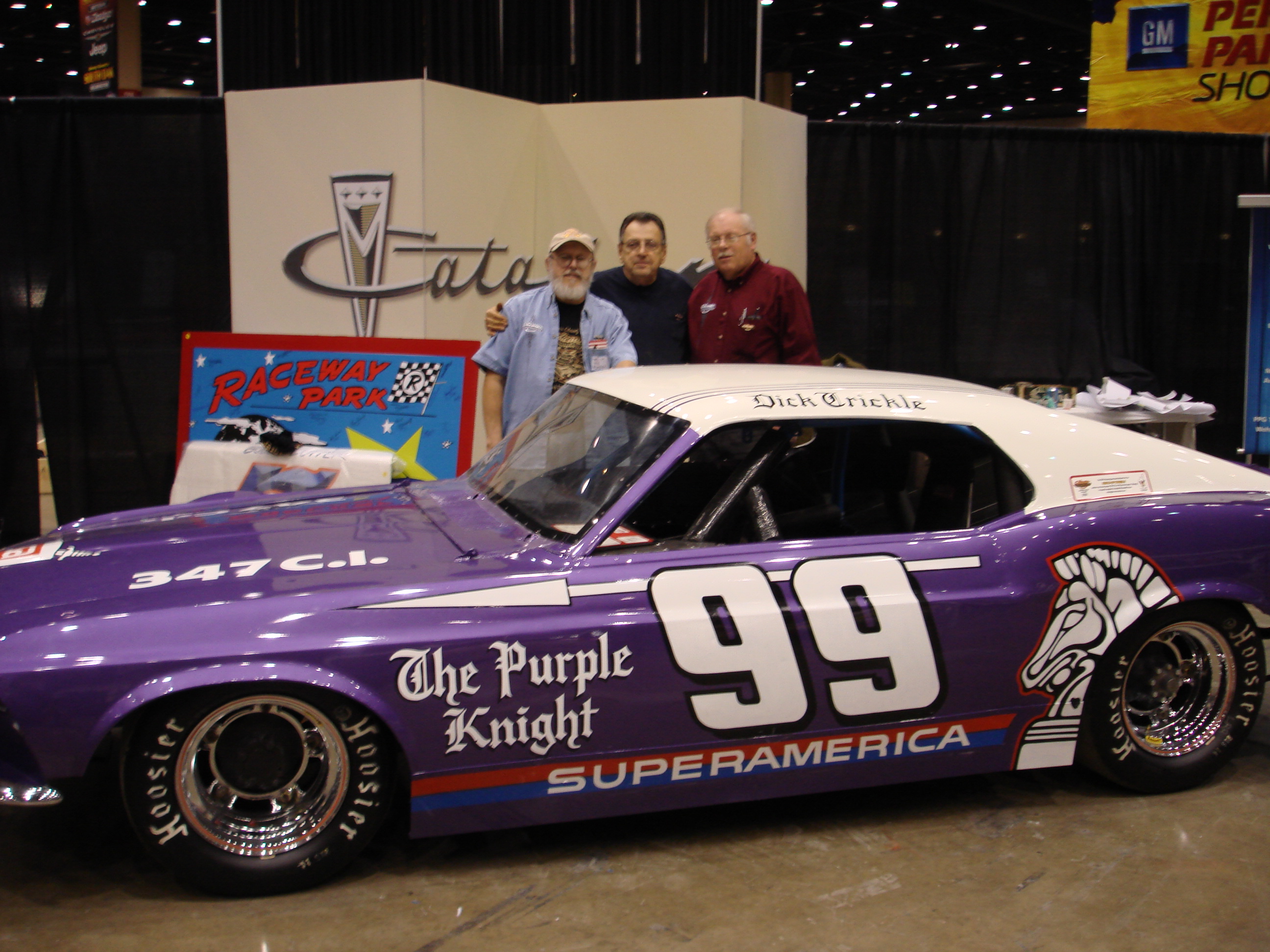 Ron Jelinek, Bill Jarvis, Pat Finley Lettered Trickle Car Photo By Art