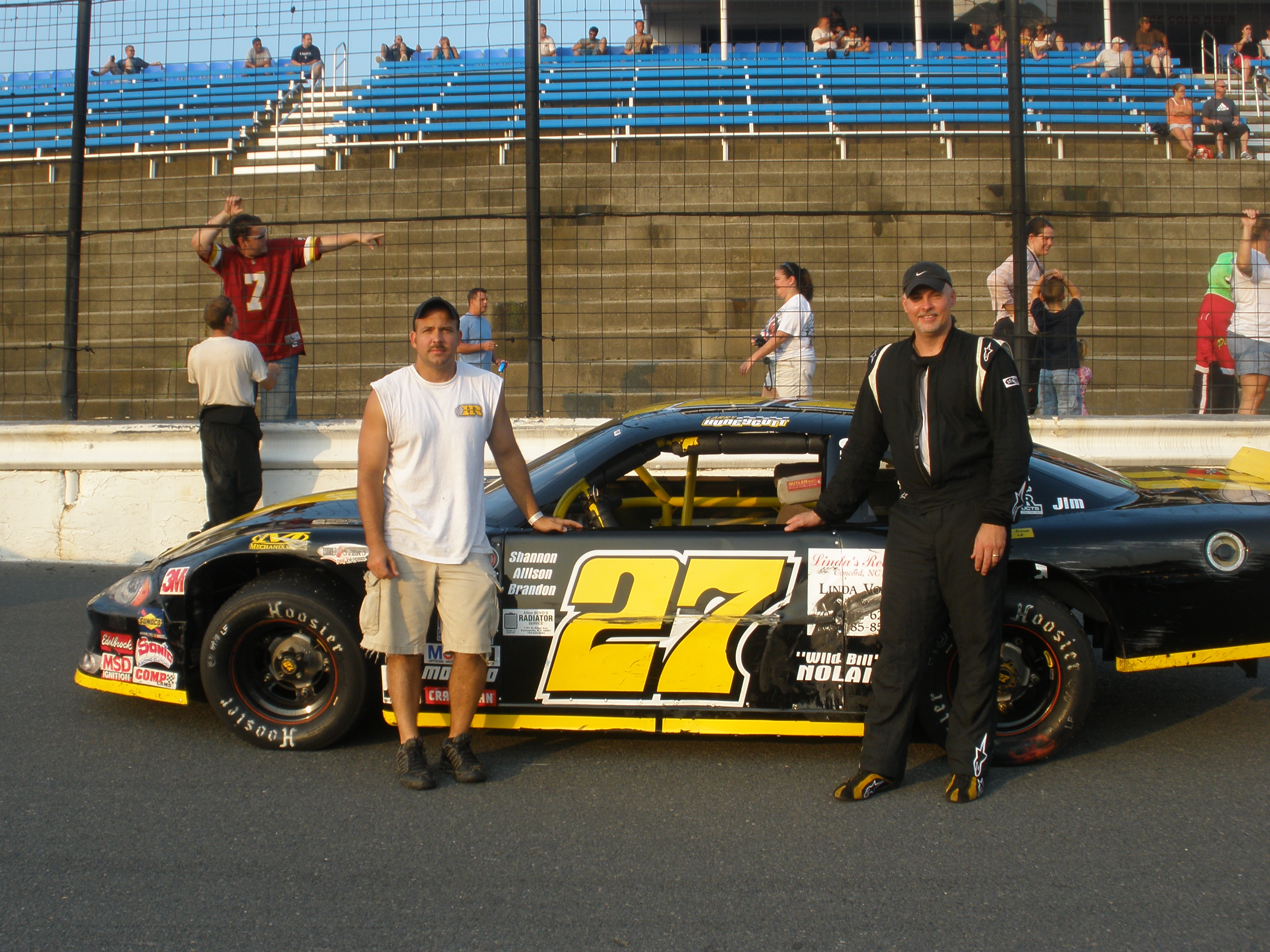 Ron & Larry with car @ CMP