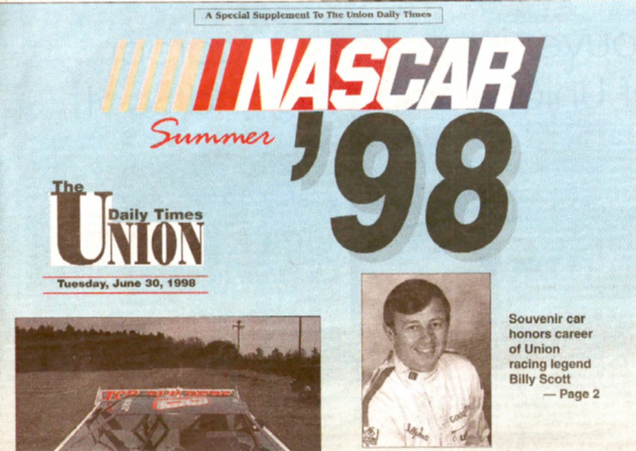 Billy Scott Featured In The Union Times 1998