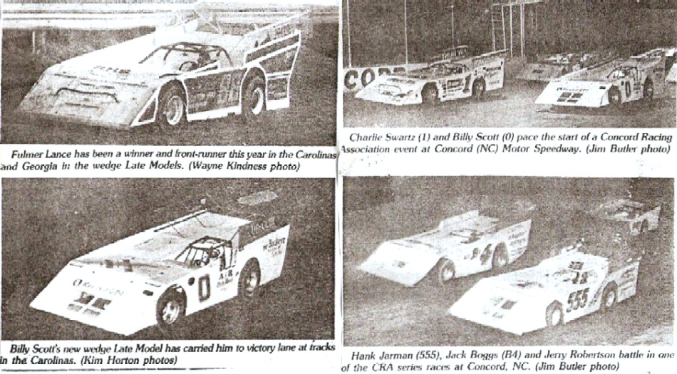 BILLY SCOTT WINS $10,000 AT NEW CONCORD SPEEDWAY IN THE 1980S’
