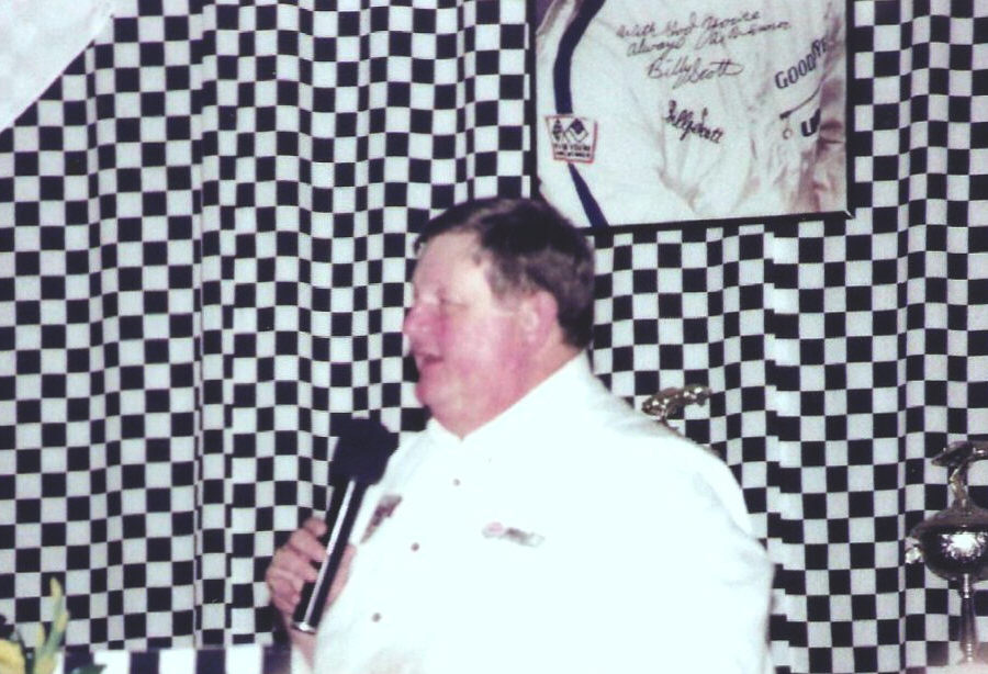 Billy Scott Racing Retirement Banquet Host Bill Connell