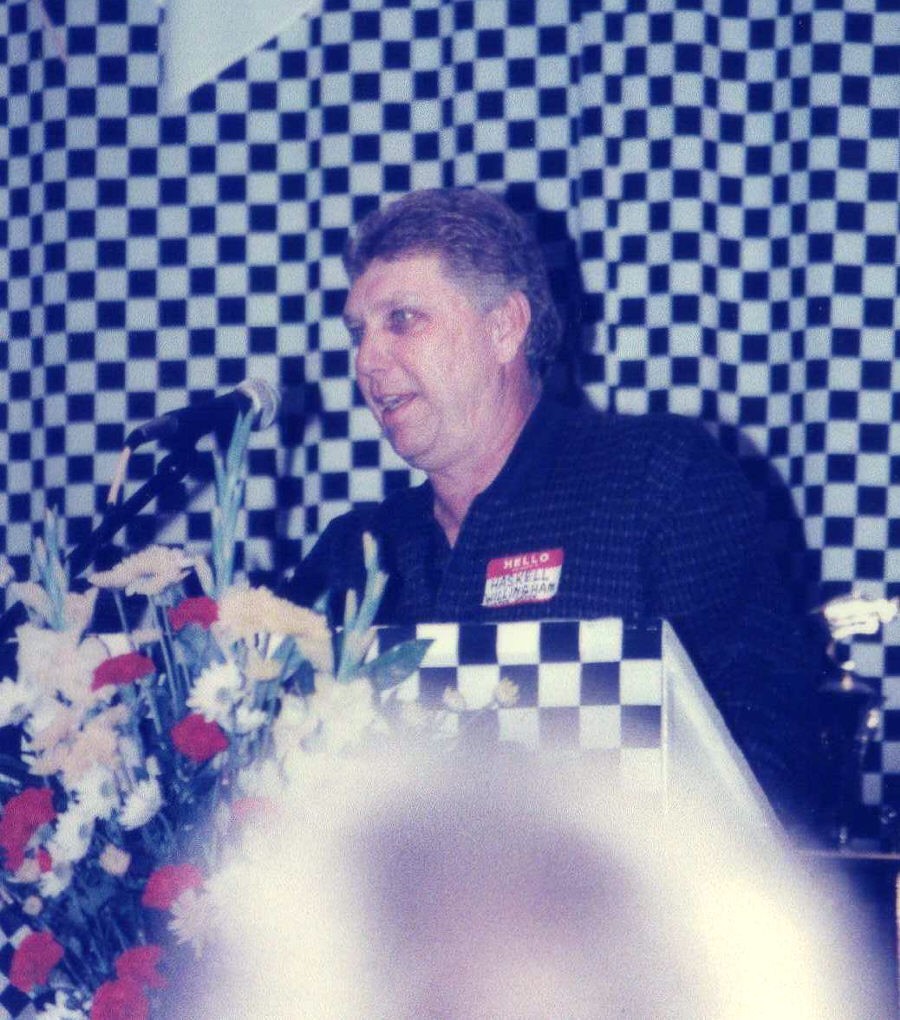 Haskell Willingham Speaks At Billy Scott Retirement