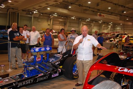 The Voice of Drag Racing, Jon Lundberg at York Reunion ’08