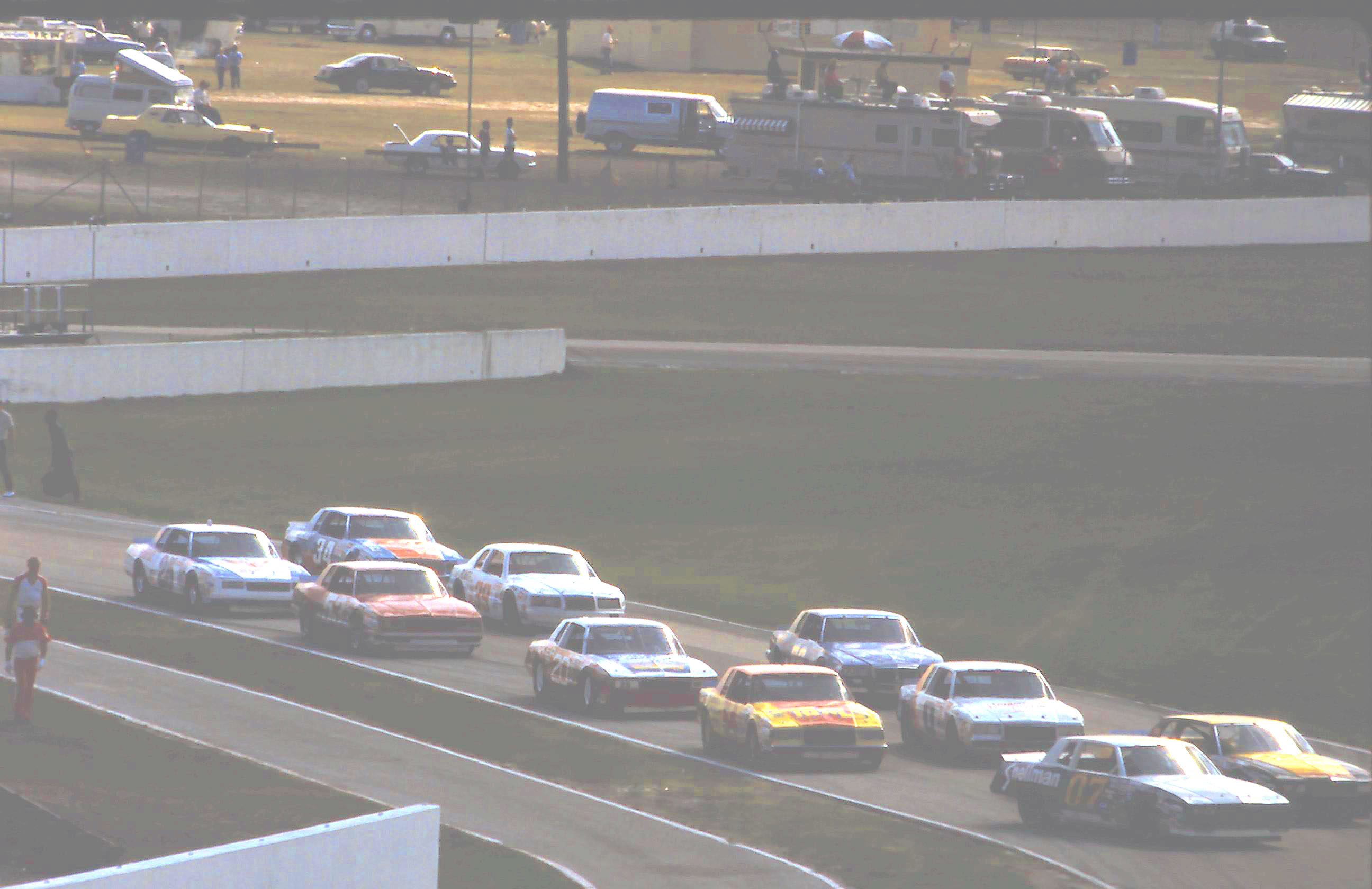 #07 Randy LaJoie #0 Delma Cowart #54 David Simko 1984 UNO 125 @ Daytona